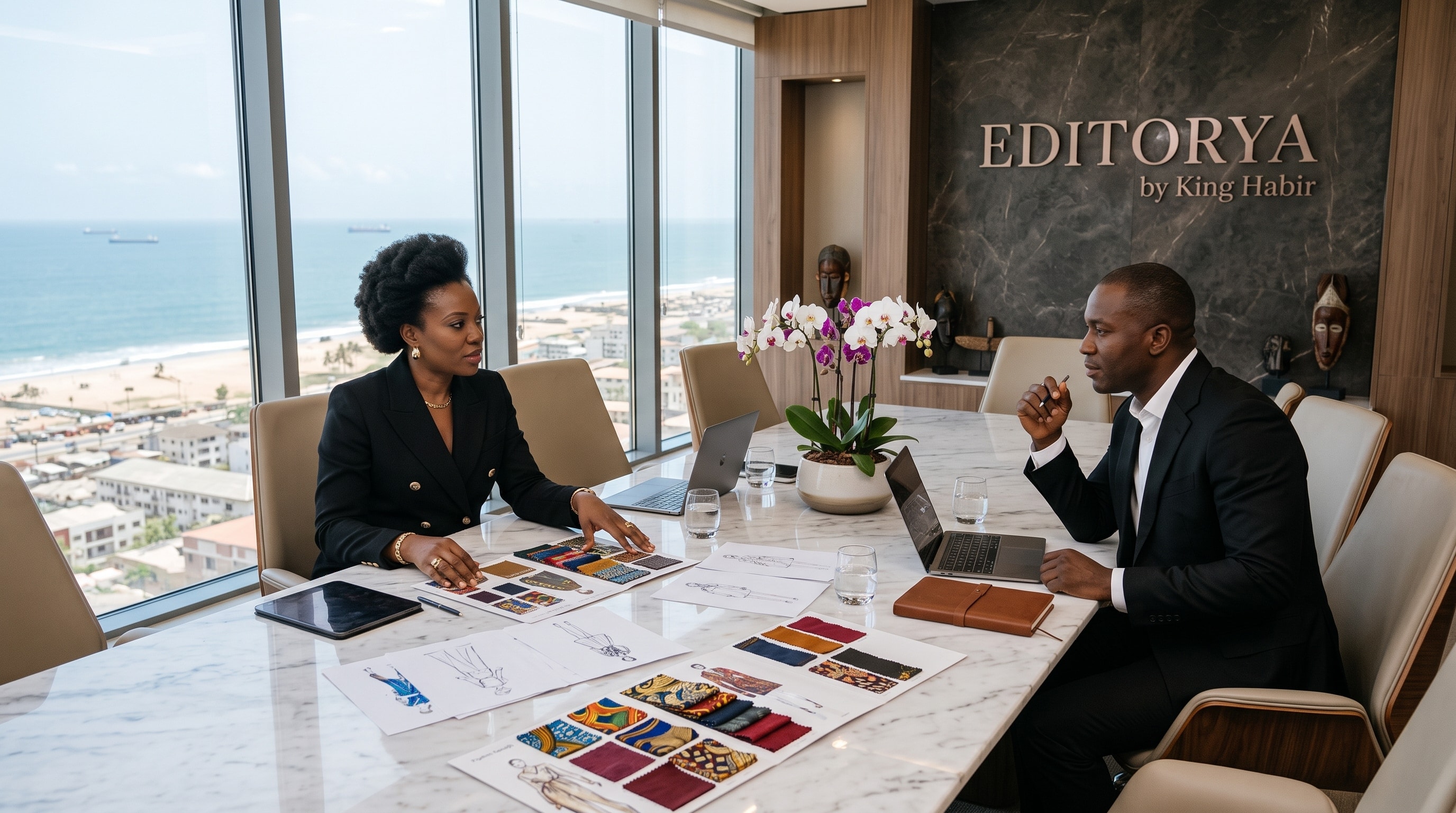 Maison EDITORYA by KING HABIR, direction exécutive et création africaine à Cotonou